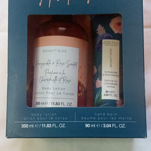 Bright Side Paladone UK Honeysuckle & Rose Scented Body Lotion & Hand Balm NEW - Picture 7 of 8